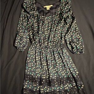 Max Studio Black Dress with Lace Detail